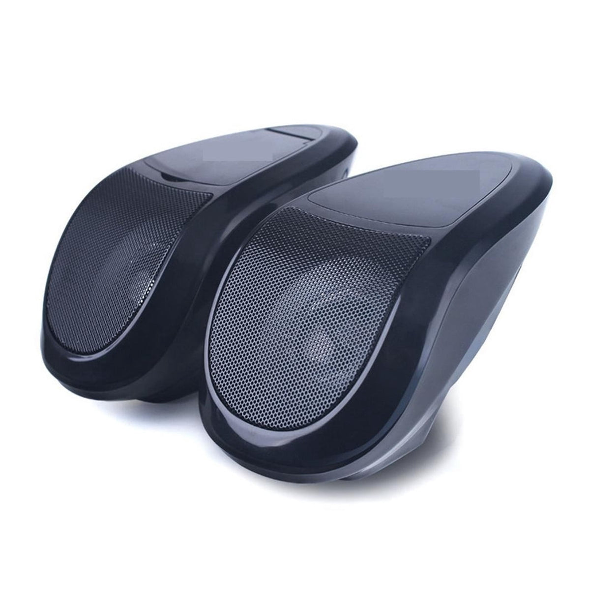 Blissphere Waterproof Motorcycle Bluetooth Speaker Set with LED Light and Mounting Clip