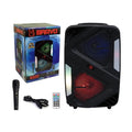 Mr. Dj BRAVO Dual 6.5" Portable Bluetooth Speaker Dual 6.5" Portable PA DJ Active Powered Bluetooth TWS Speaker 1000 Watts LCD/MP3/USB/micro SD