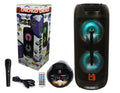 Mr. Dj CHICAGO Dual 8" Portable Bluetooth SpeakerDual 8" Portable PA DJ Active Powered Bluetooth TWS Speaker 2500 Watts LCD/MP3/USB/micro SD