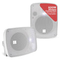PYLE PDWR54BTW - Waterproof & Bluetooth 5.25'' Indoor / Outdoor Speaker System, 600 Watt, White