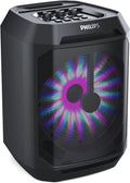 Philips Portable Bluetooth Party Speaker with 8-Inch Woofer and Dynamic Bass Boost, 30W, 7Hrs Play Time, USB-C, Black
