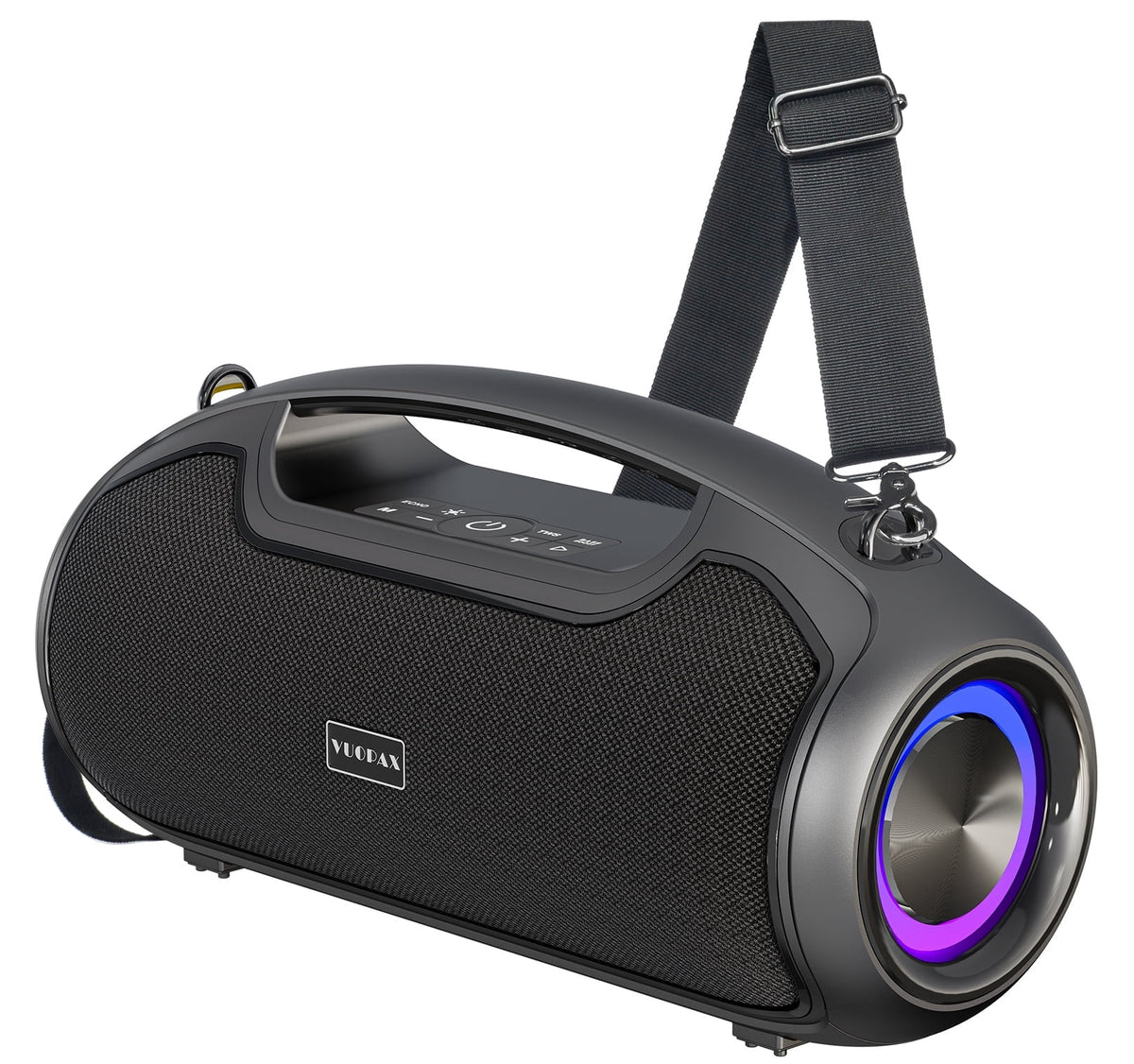 Portable Bluetooth Speaker 200W Peak,IP65 Waterproof Outdoor Wireless Speaker with 24H Playtime,Deep Bass,TWS and USB/AUX/TF Input for Party