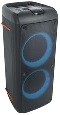 Rockville Rock Party 9 Dual 8" Portable Bluetooth Speaker, 1000W, LED, Karaoke