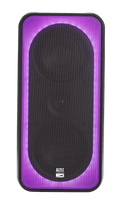 Shockwave 200 Wireless Portable Party Speaker, Multi LED Modes, 12 Hours Rechargeable Battery, Black