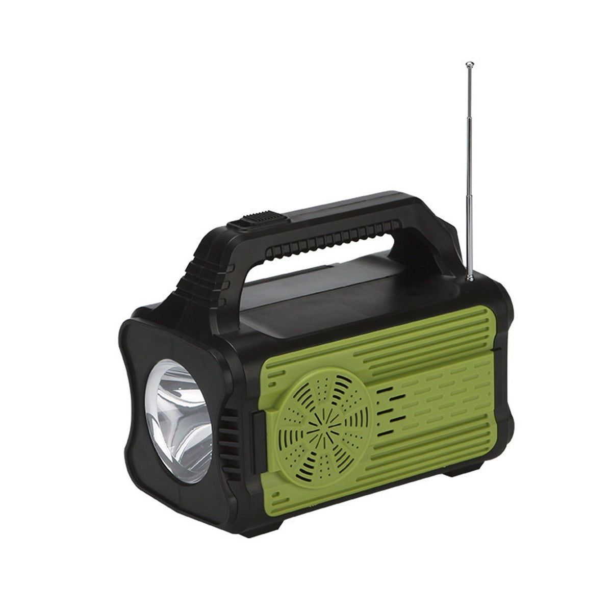 Solar-Powered Portable Lantern With Multi-Function Bluetooth Speaker, Radio, And High-Intensity Emergency Spotlight - Ultra-Long Battery Life For Camping And Outdoor Use
