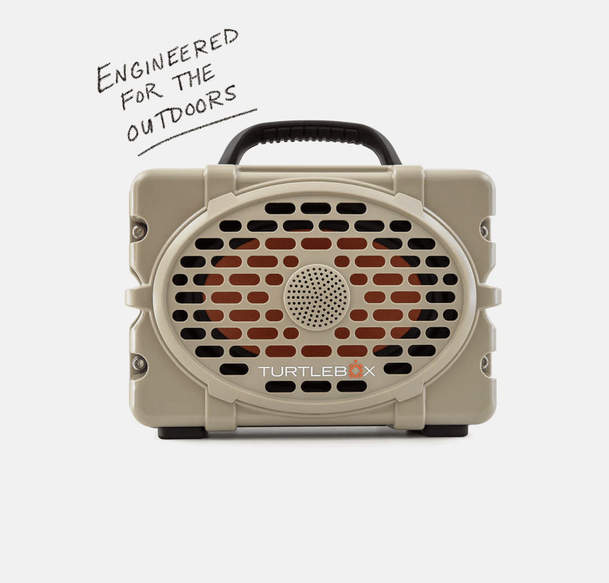 Turtlebox Gen 3 Speaker Thunderhead Gray, 120dB Outdoor Sound, IP67 Waterproof, Bluetooth 5.4, 25+ Hour Battery, Touch Controls (TBG3-TG)