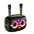 WorryFree Gadgets Portable Bluetooth Speaker with Two Microphones, Deep Bass, Large Party Wireless Speakers, 120W, Black