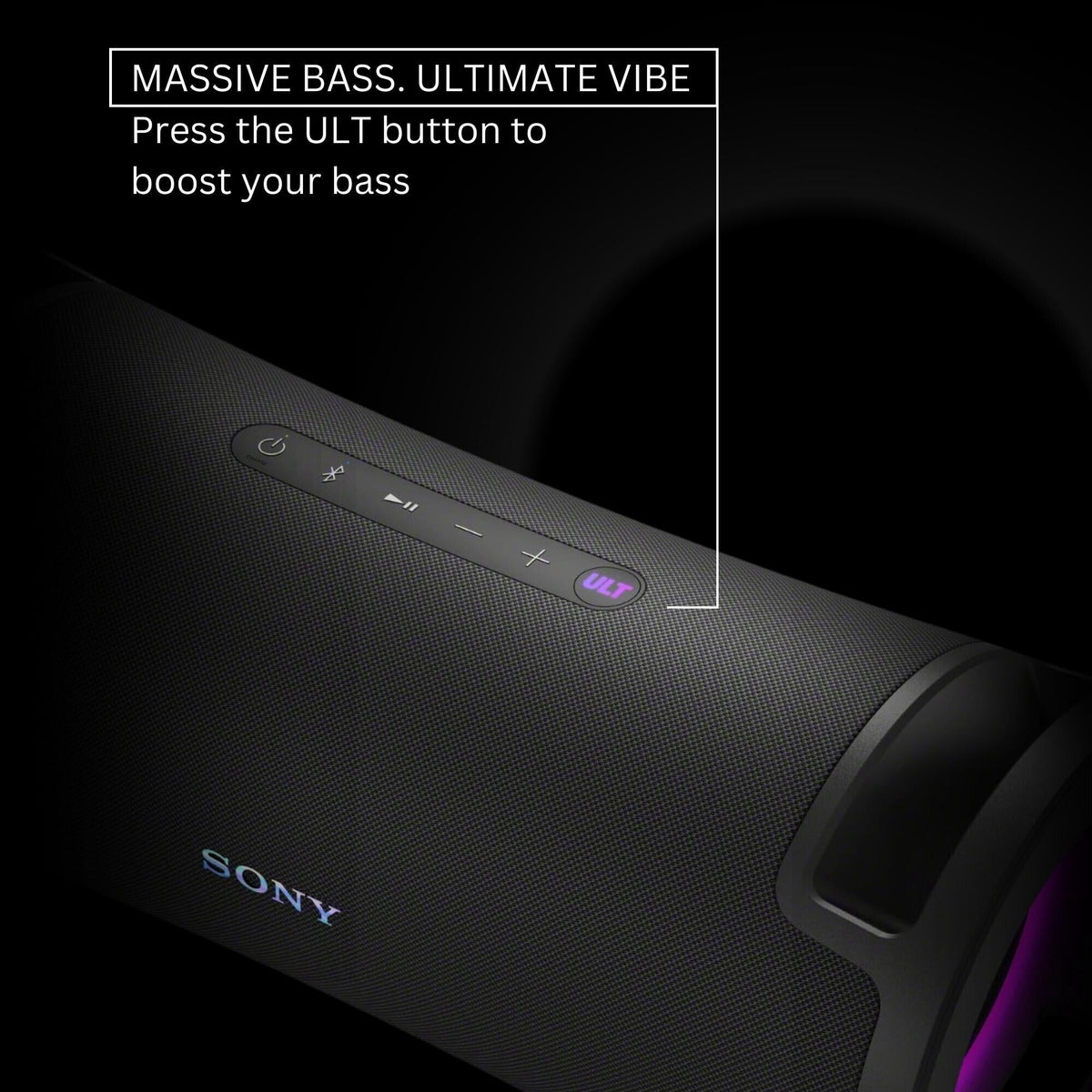 Sony ULT FIELD 7 SRSULT70 Wireless Portable X-Balanced Speaker with Bluetooth Fast Pair, Multipoint Connection, and Expressive Lighting (Stereo Pair, Black) Bundle (2 Items)