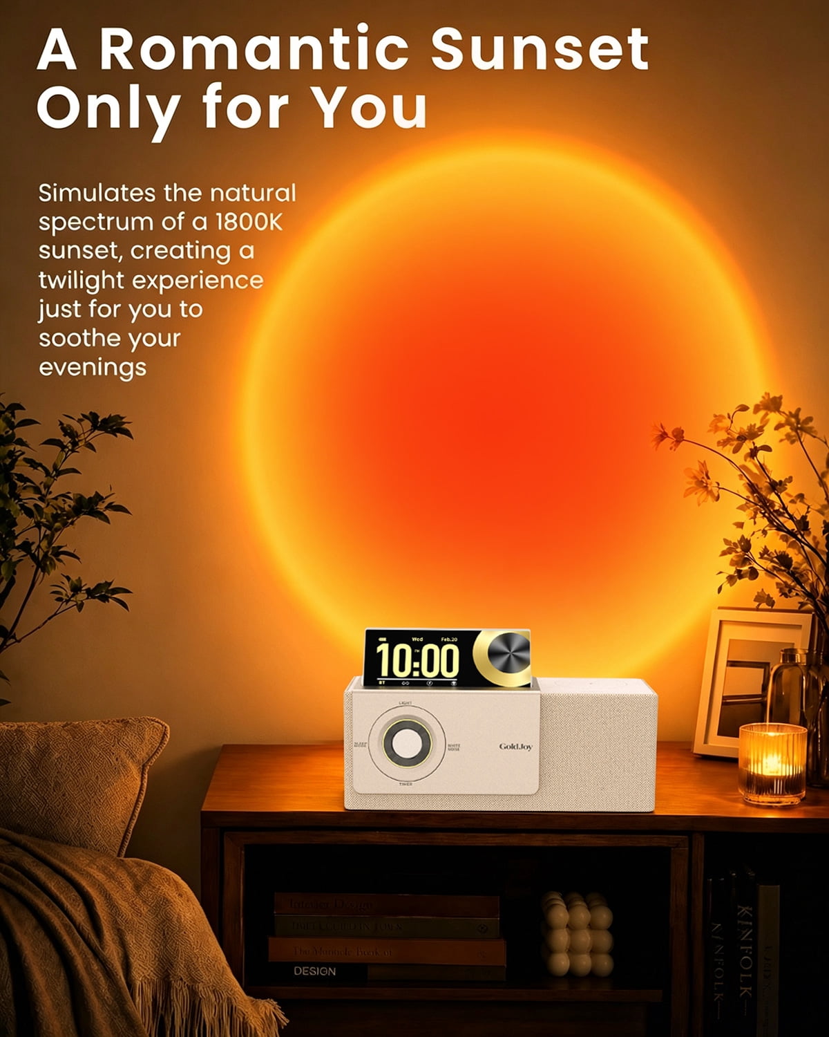 GoldJoy Bluetooth Portable Speaker, Gold