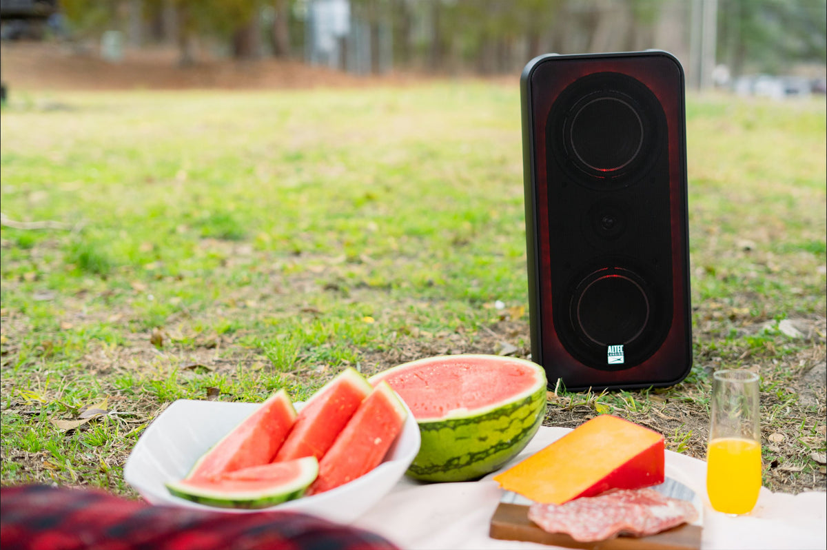 Shockwave 200 Wireless Portable Party Speaker, Multi LED Modes, 12 Hours Rechargeable Battery, Black