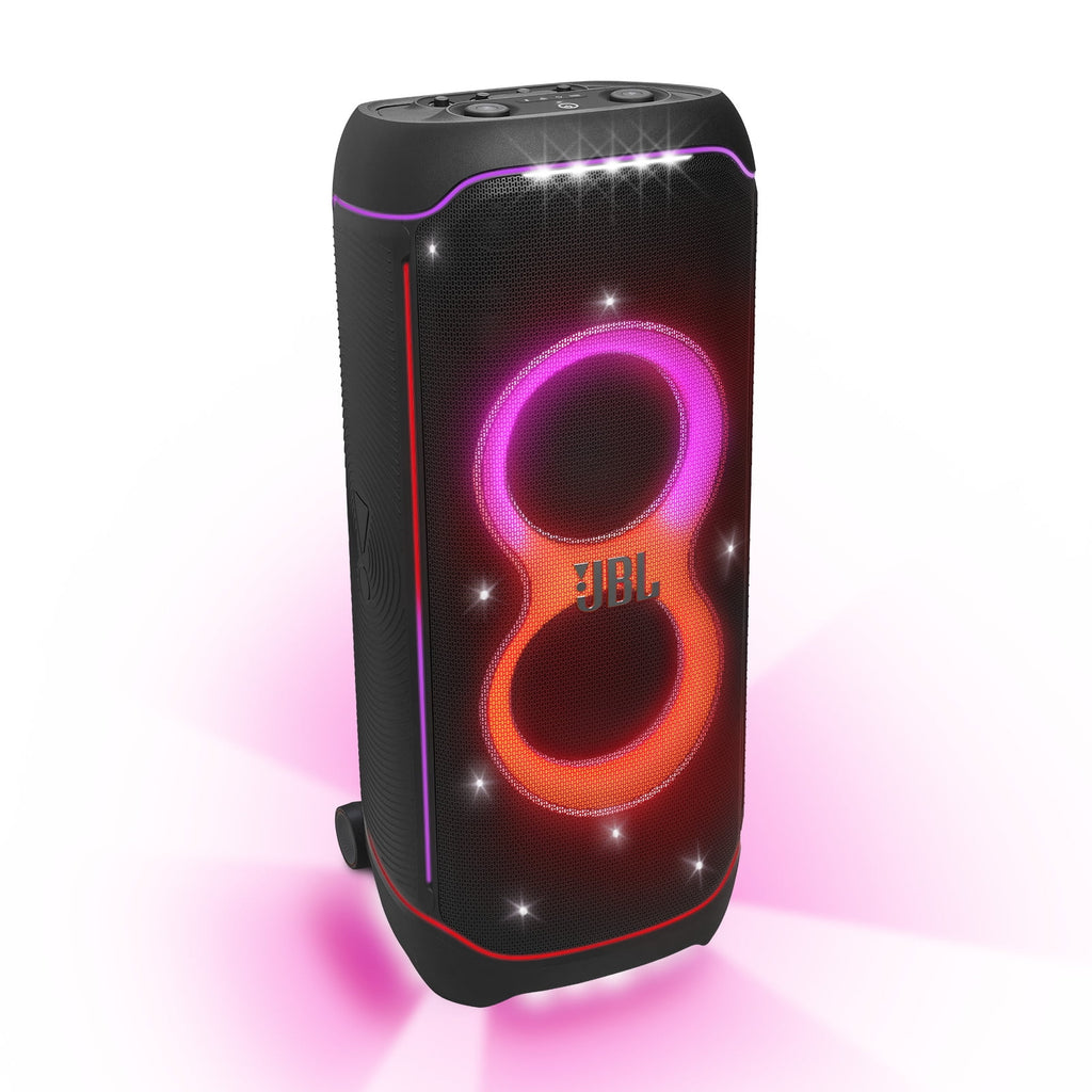 JBL PartyBox Ultimate - Massive party speaker with powerful sound, multi-dimensional lightshow, and splashproof design. - Black