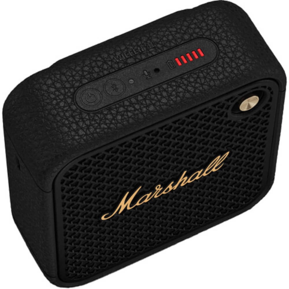 Marshall WILLEN2BTBK Willen II Portable Bluetooth Speaker - Black/Brass