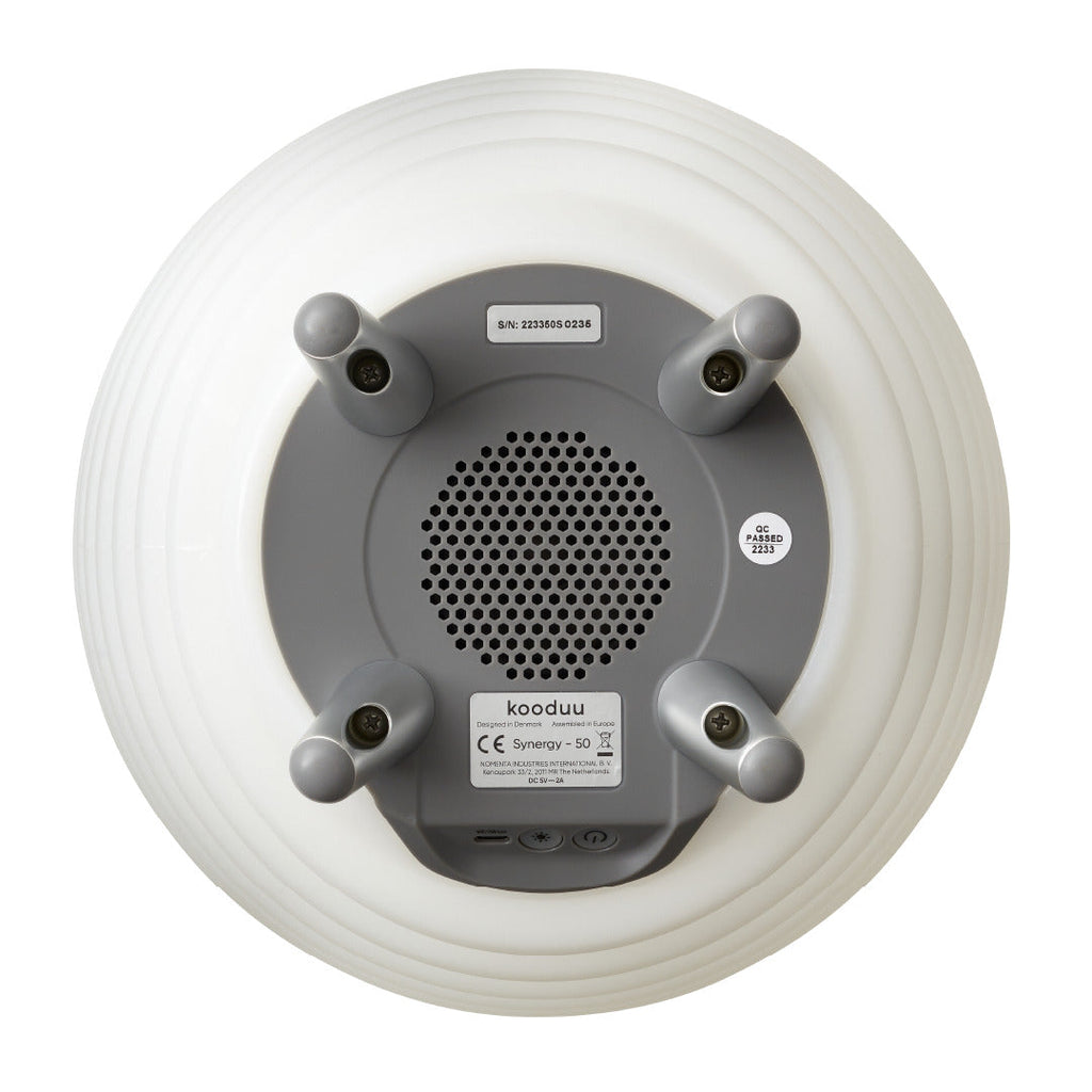 Kooduu Synergy 50 Lamp 1-Light Cordless Rechargeable Dimmable Indoor Outdoor Speaker Lamp