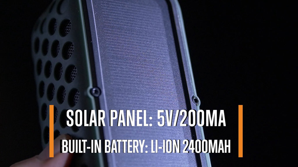 Portable Solar Bluetooth Speaker