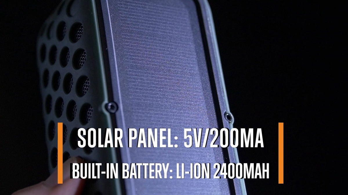 Portable Solar Bluetooth Speaker