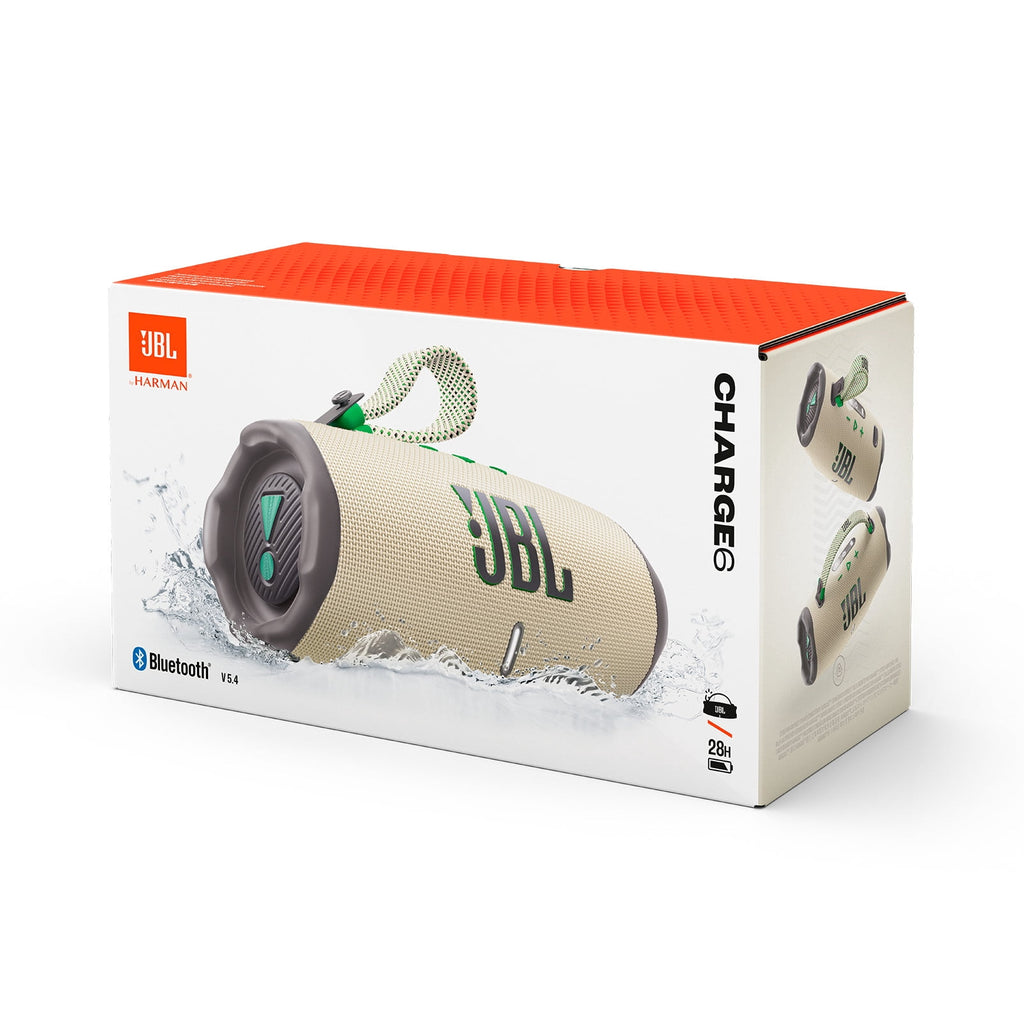 JBL Charge 6 - Portable Waterproof and Drop-Proof Bluetooth Speaker - Black