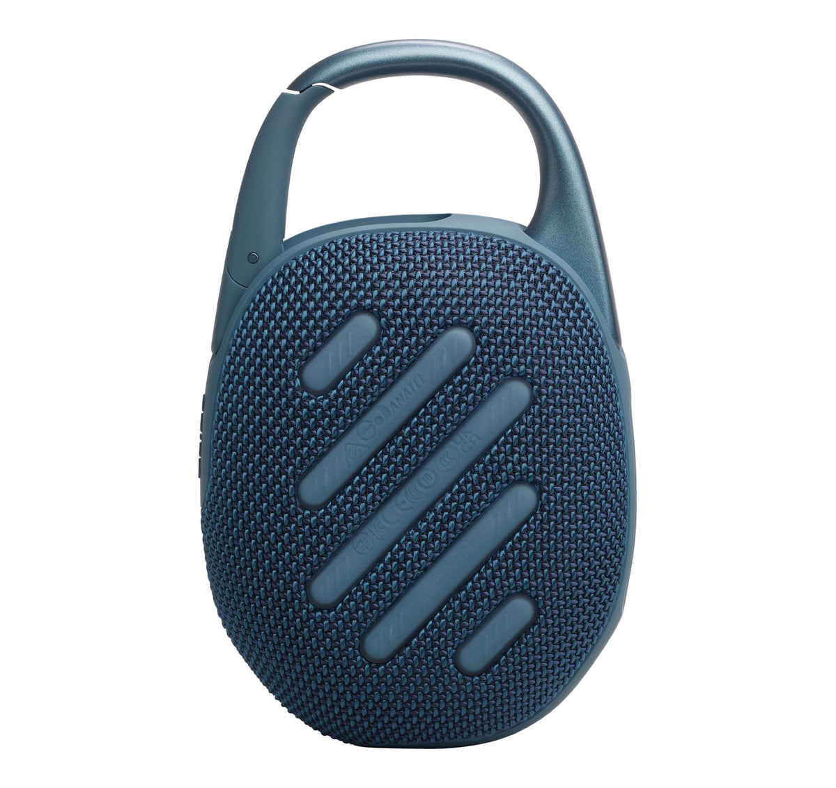 JBL Clip 5 Bluetooth Portable Speaker with Divvi! Protective Case Bundle, Blue, JBLCLIP5BLUAM_CLIP5-CASE