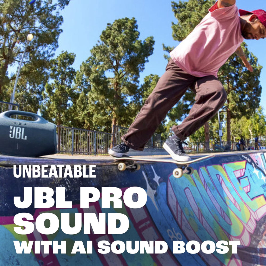 JBL Boombox 4 - Most powerful JBL portable waterproof speaker with massive JBL Pro Sound - Squad (Sold without manufacturer warranty)