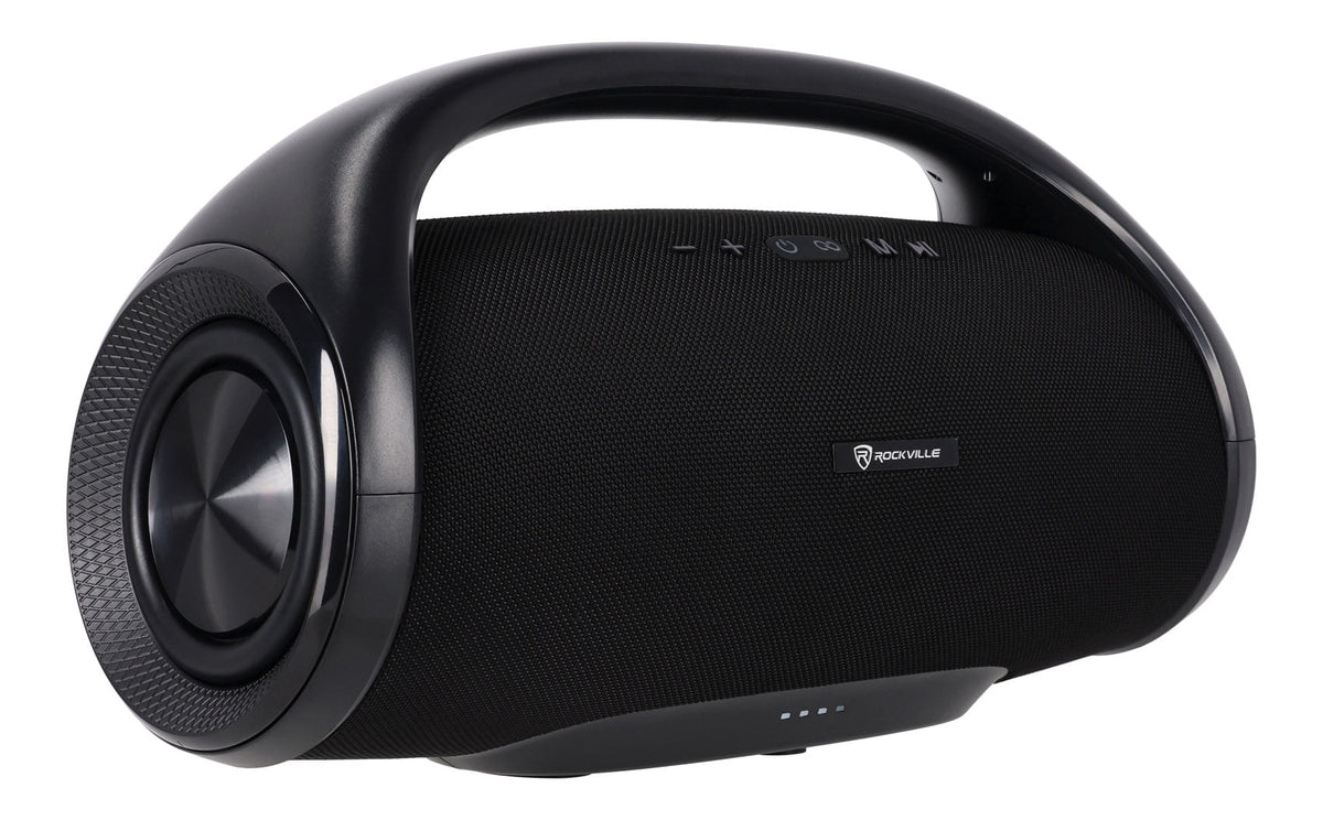 (2) Rockville CANON-XXL Portable Bluetooth Speakers w/Huge Bass+Wireless Linking