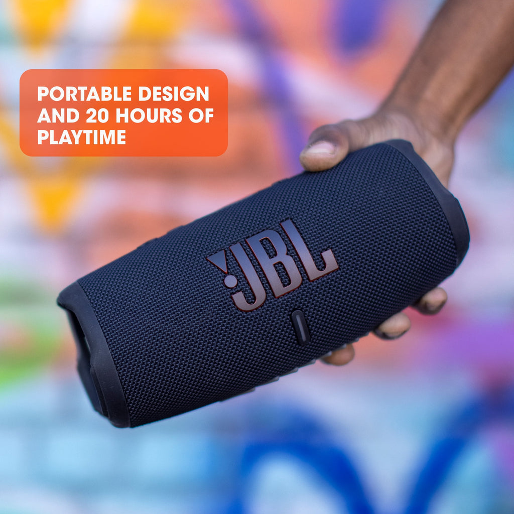 JBL Charge 5 - Portable Waterproof Speaker with Powerbank - Black