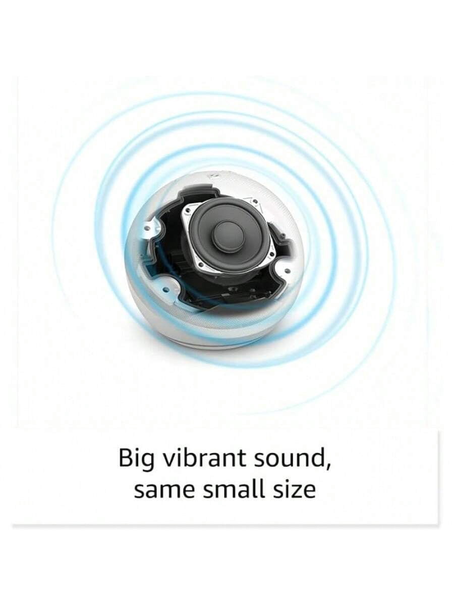 Alexa Sound Speaker (Altavoz) - Rich Bass & Clear Audio, Smart Voice Control for Home, Ideal for Bedrooms, Dining Rooms & Offices