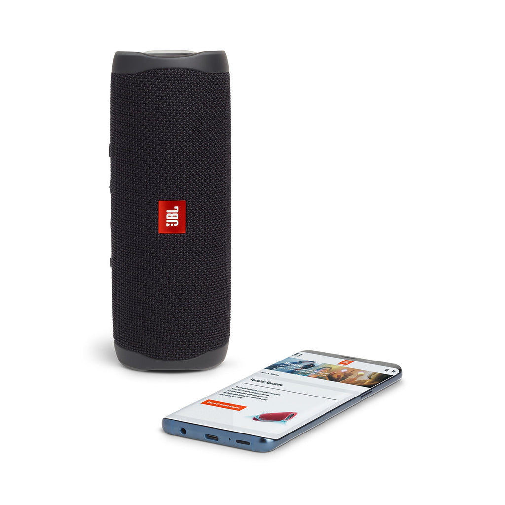 JBL Flip 5 Portable Bluetooth Speaker with Waterproof, 2 Speakers, Black