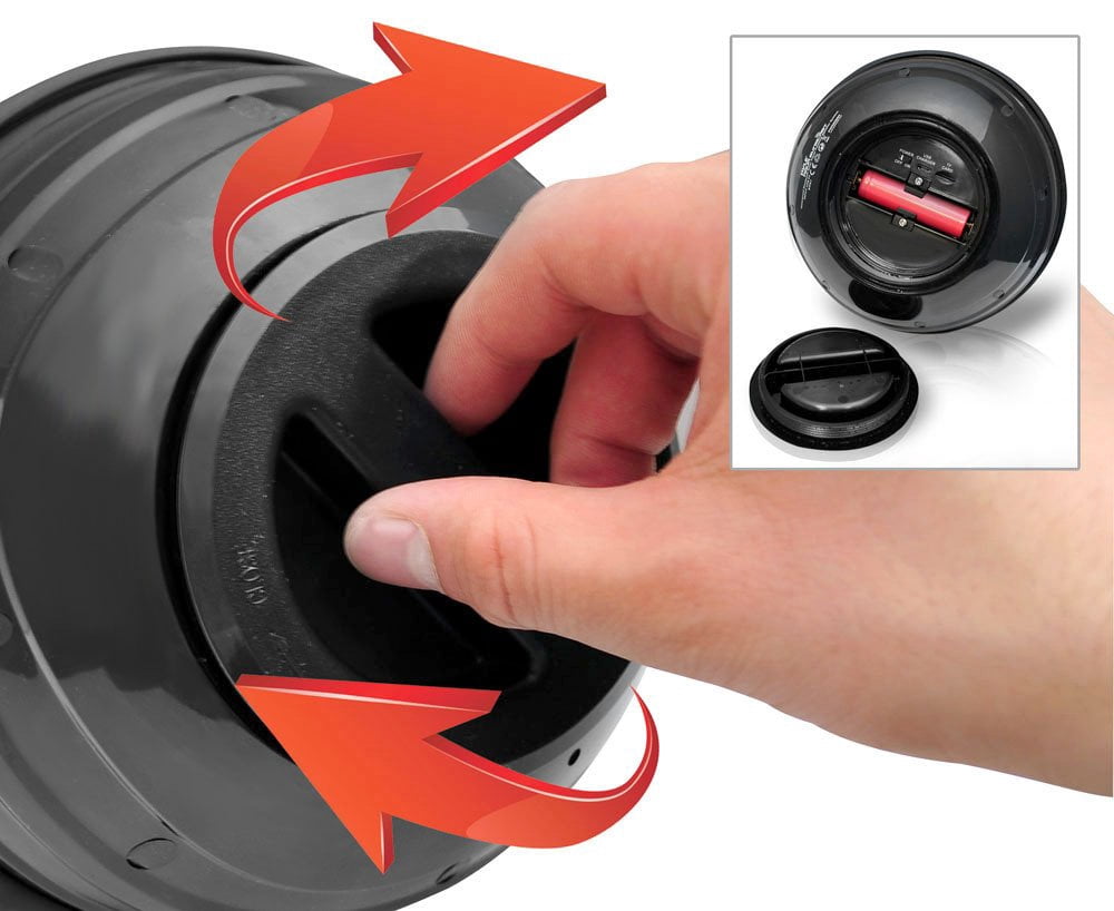PyleSport PWR90DBK - Aqua Blast Floating Pool Speaker System with Built-in and Wire-less Music Streaming (Black Color)