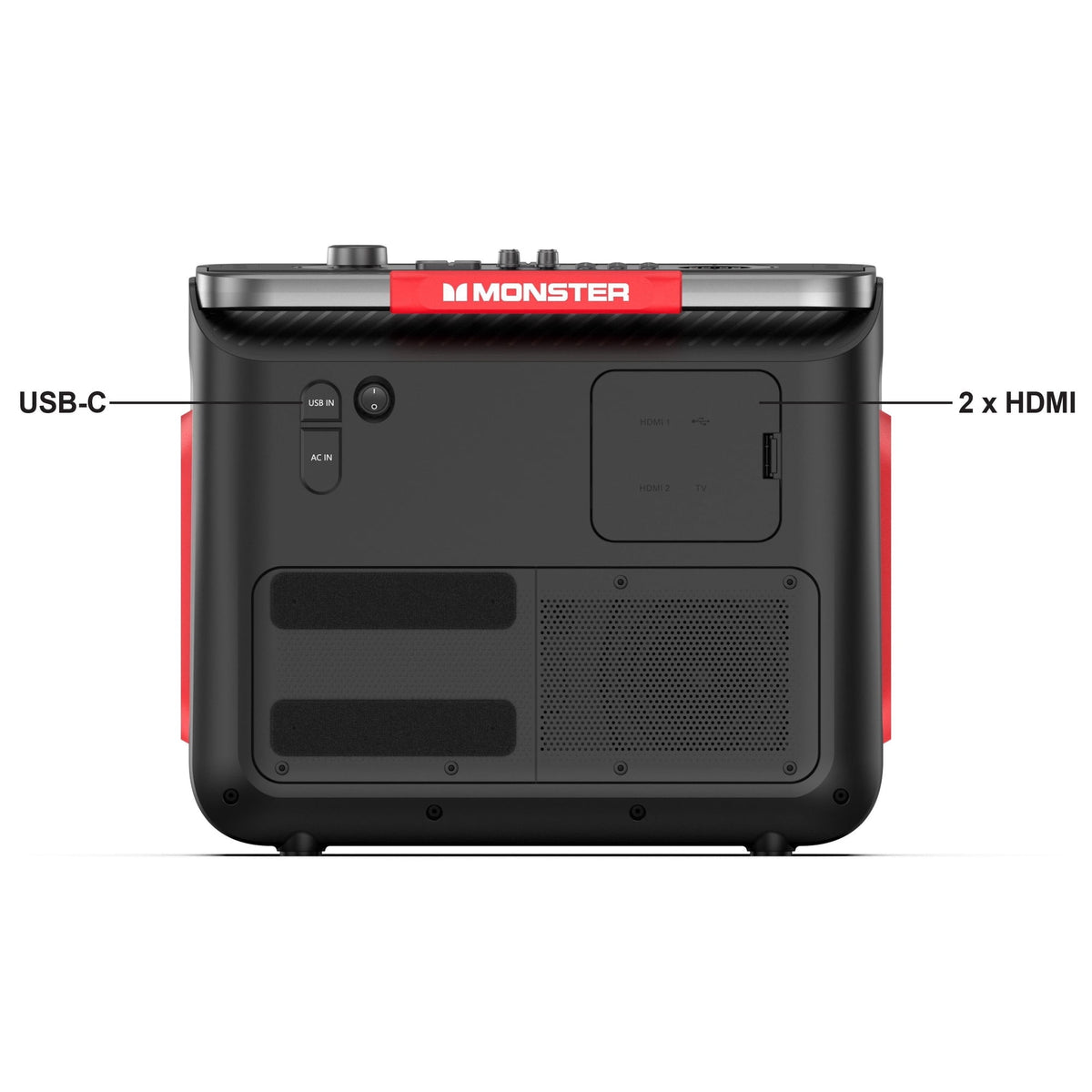 Monster Vision 3rd Generation 15.6" Portable Video Bluetooth Speaker