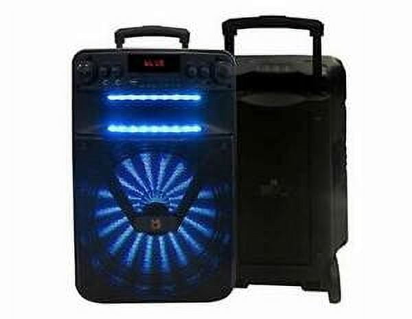 2 Mr Dj ART Bluetooth Speaker 12" Portable Speaker with Bluetooth/Rechargeable Battery and App Control
