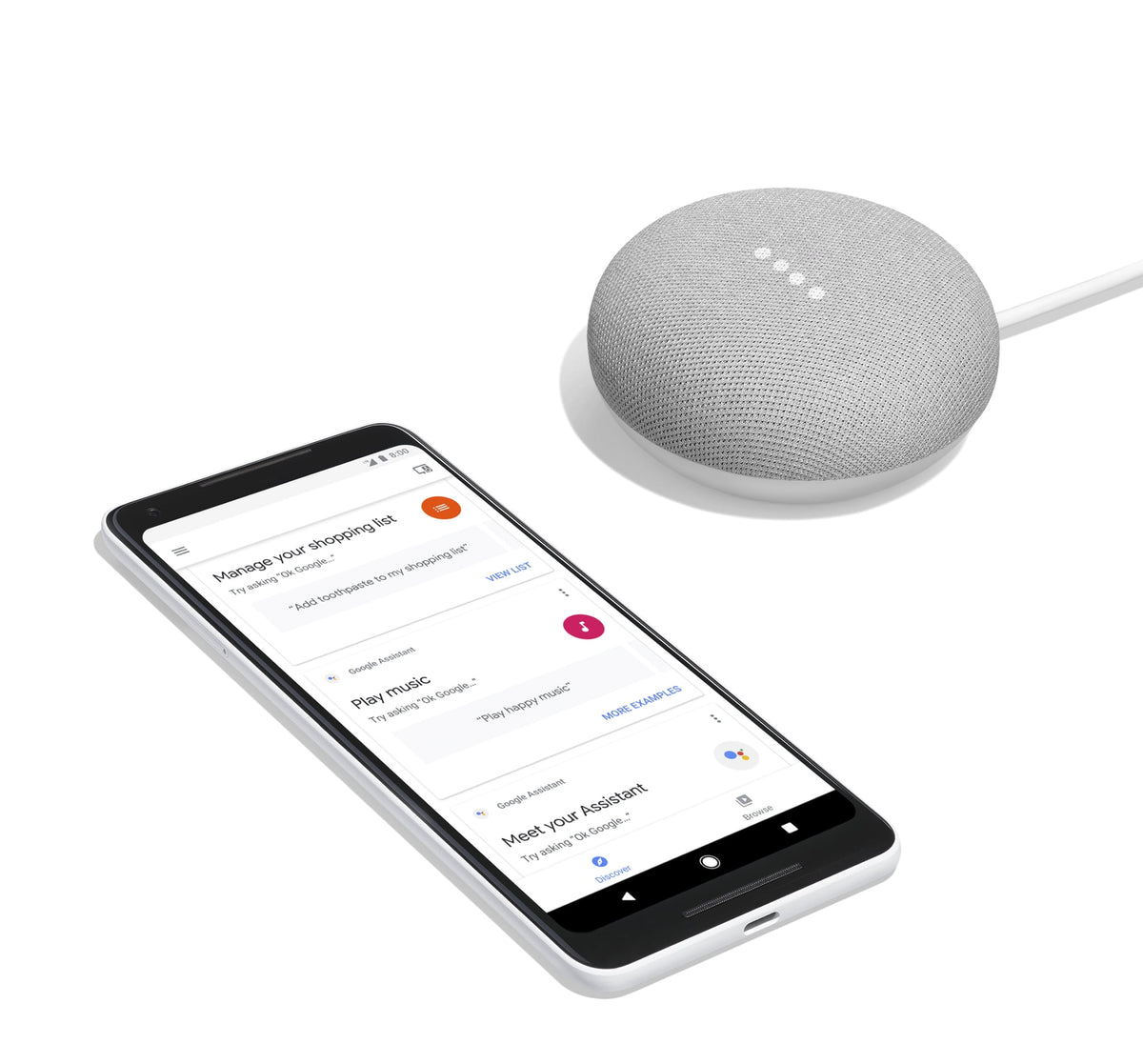Google Home Mini - Chalk