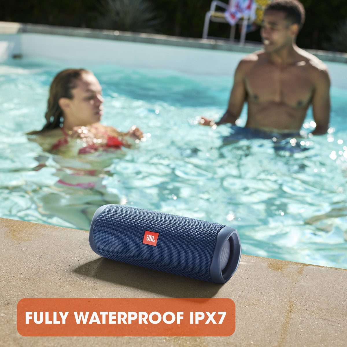 JBL Flip 5 Portable Bluetooth Speaker with Waterproof, 2 Speakers, Black