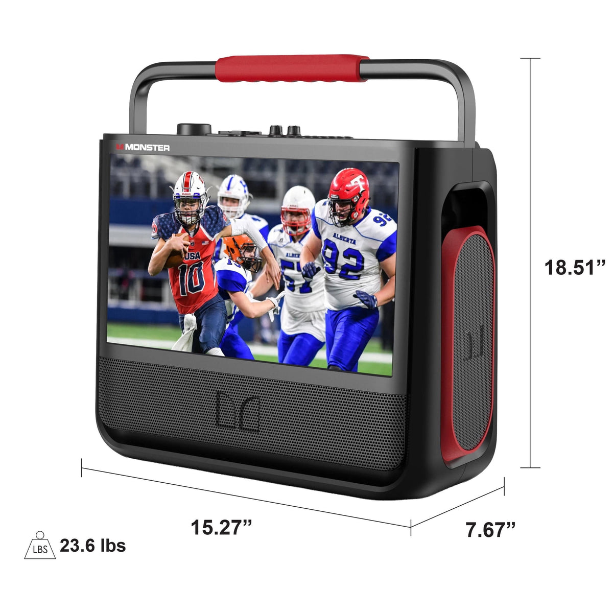 Monster Vision 3rd Generation 15.6" Portable Video Bluetooth Speaker