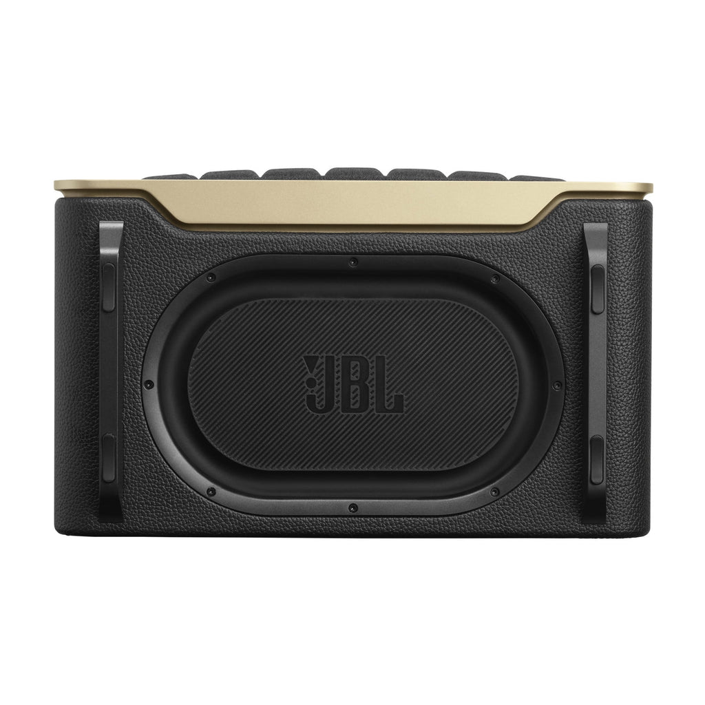 JBL Authentics 300 - Portable smart home speaker with Wi-Fi, Bluetooth and voice assistants with retro design. - Black