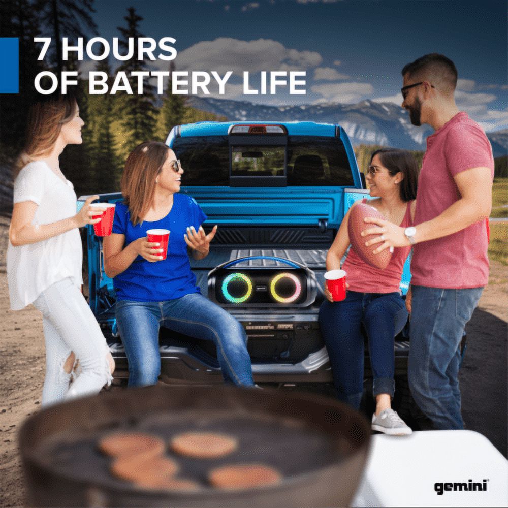 Gemini IPX5 Portable Bluetooth Speaker