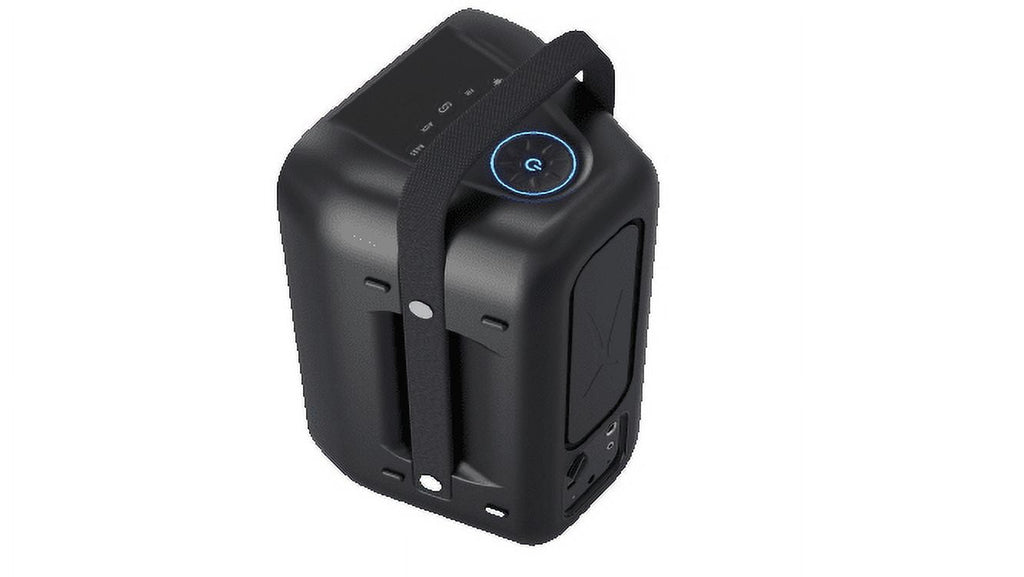 Altec Lansing Shockwave Portable Bluetooth Wireless Party Speaker with LED Lights, Black, IMT7000-BLK