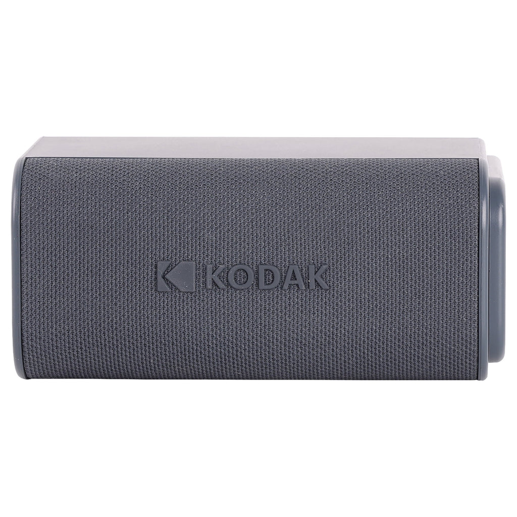 Kodak SoundBrix Plus 2-Piece Portable Rechargeable Bluetooth Speaker System, TWS, Magnetic Docking, IPX4, up to 5 Hours Play Time , Grooving Gray