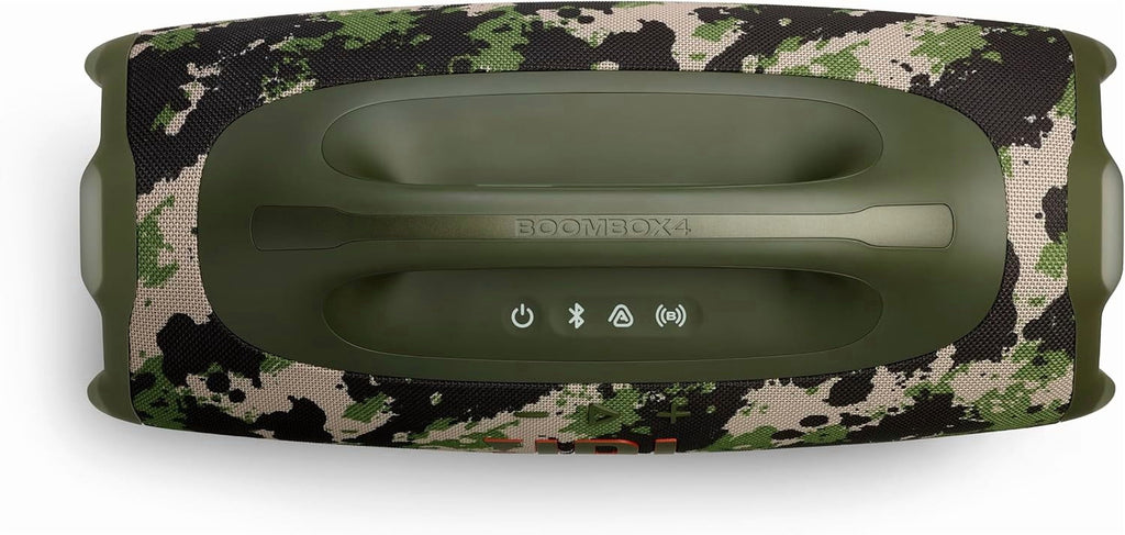 JBL Boombox 4 Portable Waterproof Bluetooth Speaker with Electronics Expo Gear Weather-Resistant Hard-Shell Travel Case – Powerful Bass, 34-Hour Playtime, IP68 Waterproof, Auracast, BLACK