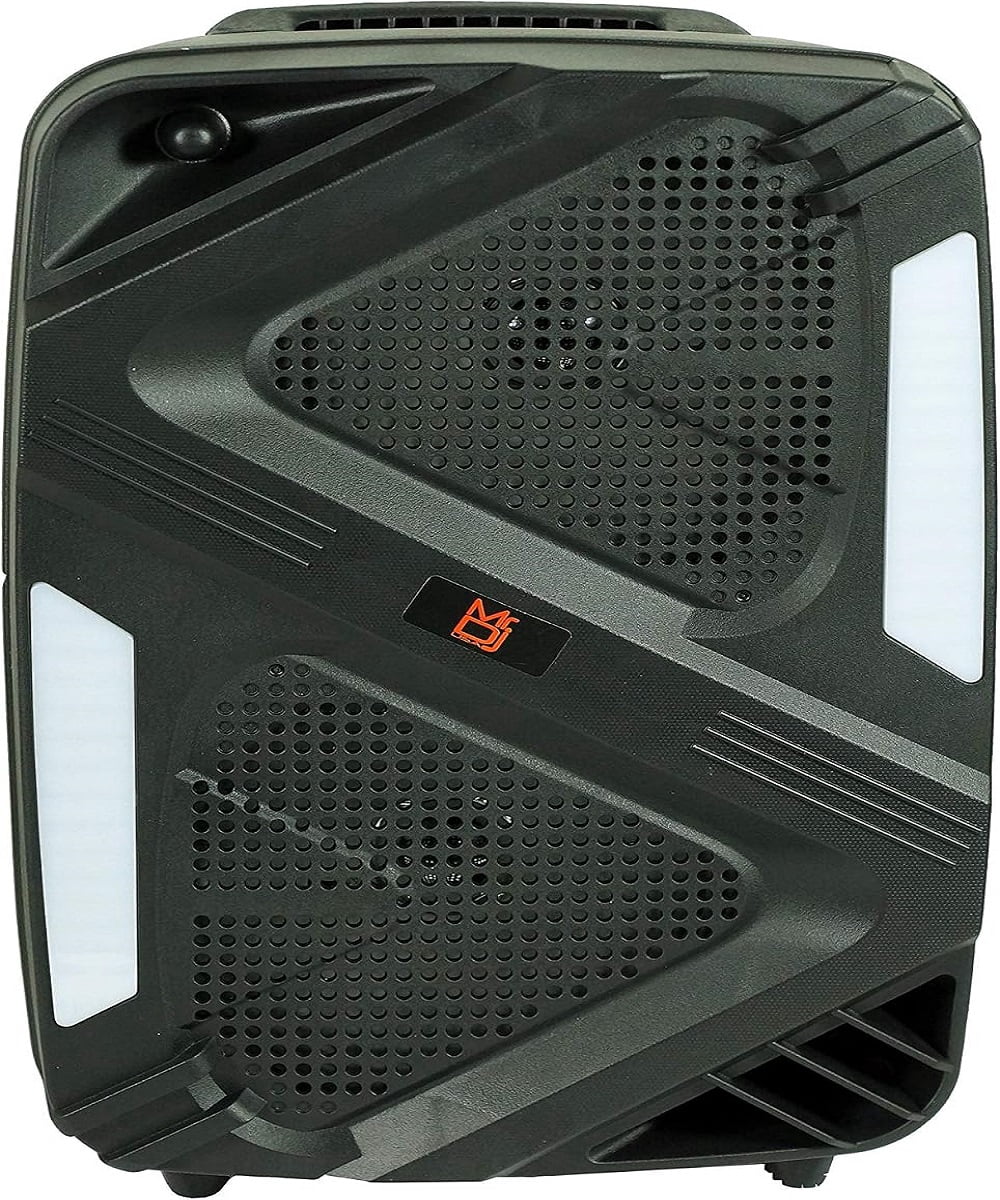 Mr. Dj BRAVO Dual 6.5" Portable Bluetooth Speaker Dual 6.5" Portable PA DJ Active Powered Bluetooth TWS Speaker 1000 Watts LCD/MP3/USB/micro SD