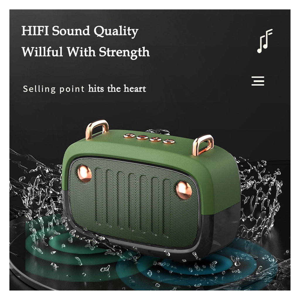 Powerful Bluetooth Speaker Bass Wireless Portable Subwoofer Waterproof Sound Box Support TF, TWS, USB Flash Drive Can Call ,Bike Audio