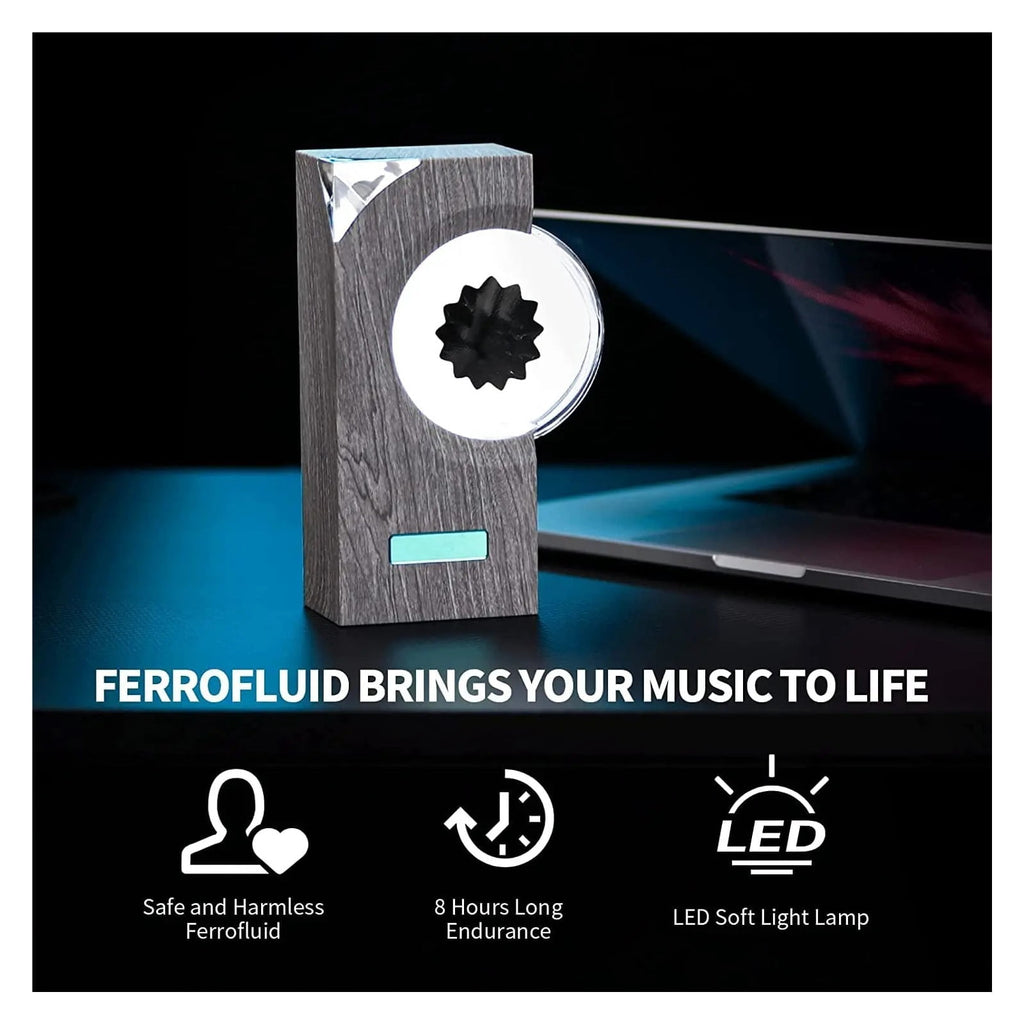 Dancing Ferrofluid Music Rhythm Lamp,Magnetic Fluid Speaker,Ferrofluid Speaker Sound Partner,Ferrofluid Display