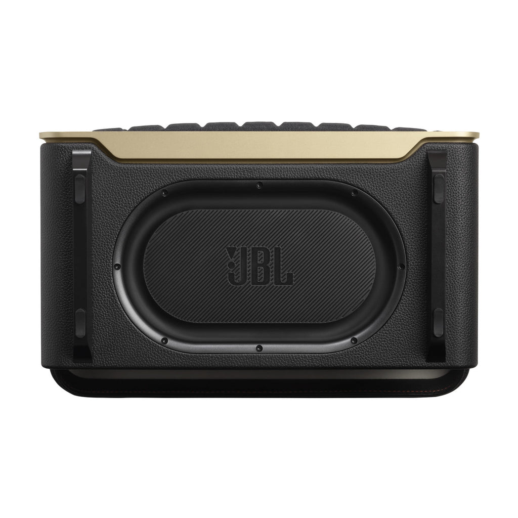 JBL Authentics 300 - Portable smart home speaker with Wi-Fi, Bluetooth and voice assistants with retro design. - Black