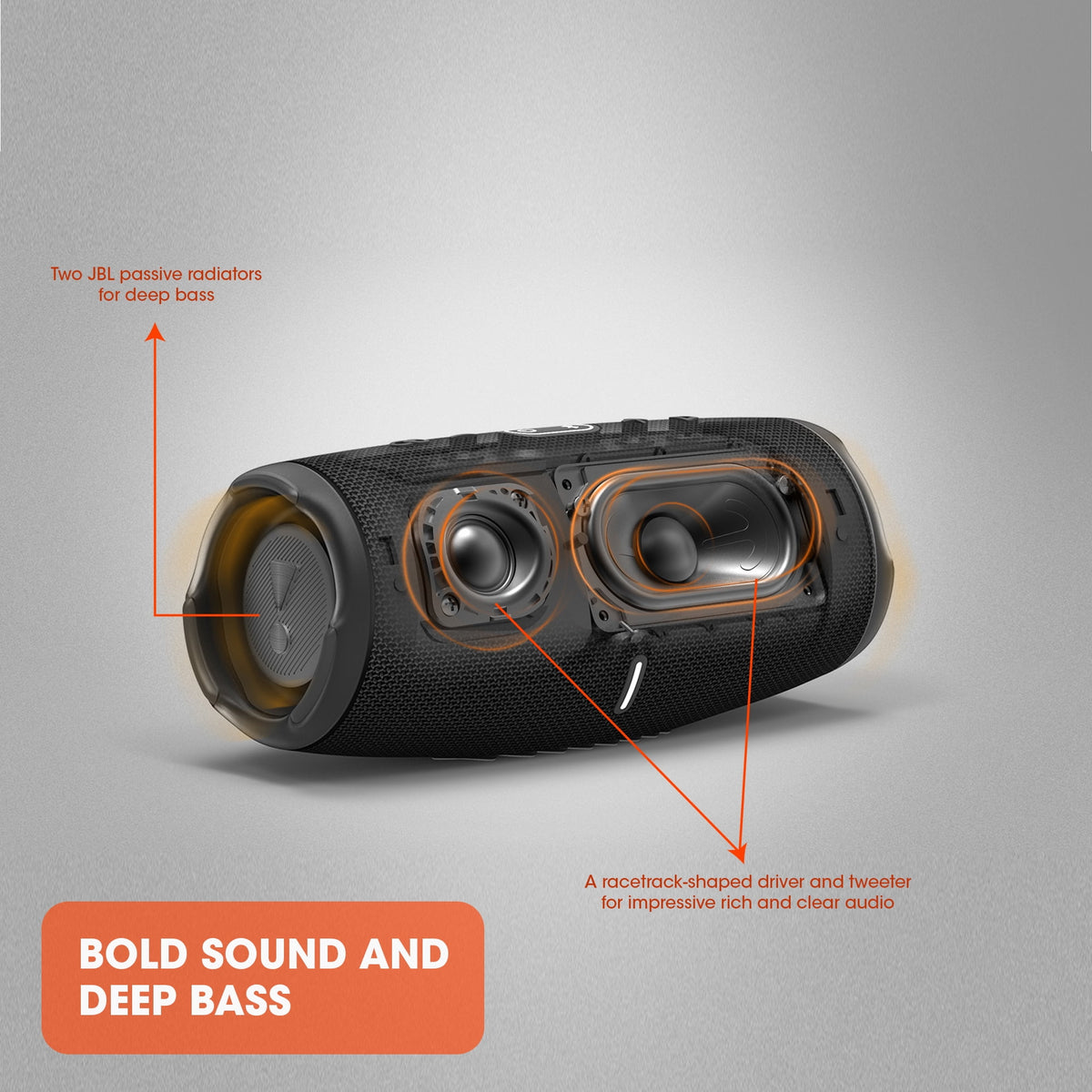 JBL Charge 5 - Portable Waterproof Speaker with Powerbank - Black