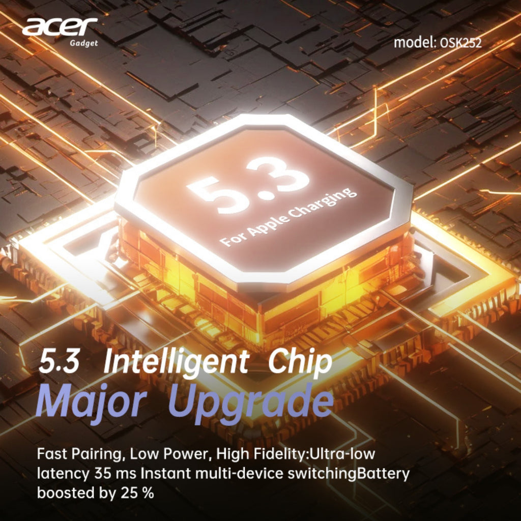 Acer Portable Bluetooth Speakers Waterproof with Stereo Sound Wireless Handheld, for Home Outdoors Travel