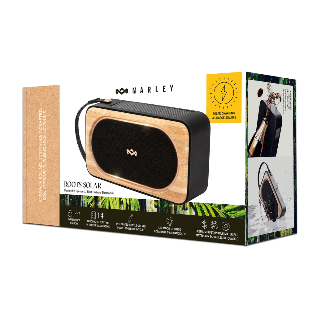 House of Marley Roots Solar Bluetooth® Speaker - Black
