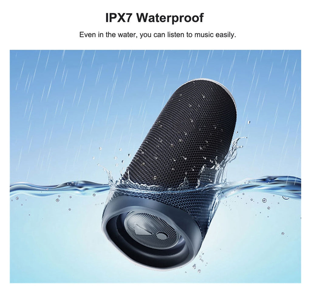 Bluetooth Speaker Mini Portable IPX7 Waterproof Wireless Outdoor Stereo Bass Music ,Quality Sound