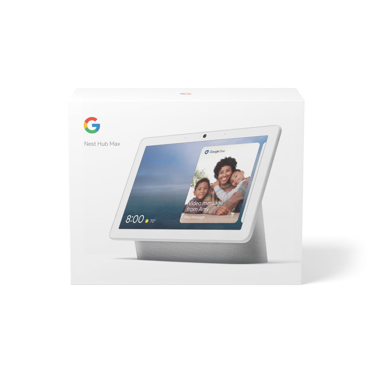 Google Nest Hub Max Smart Display with Google Assistant, Chalk