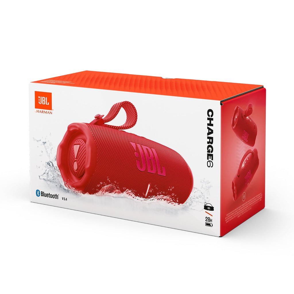 JBL Charge 6 - Portable Waterproof and Drop-Proof Bluetooth Speaker - Black