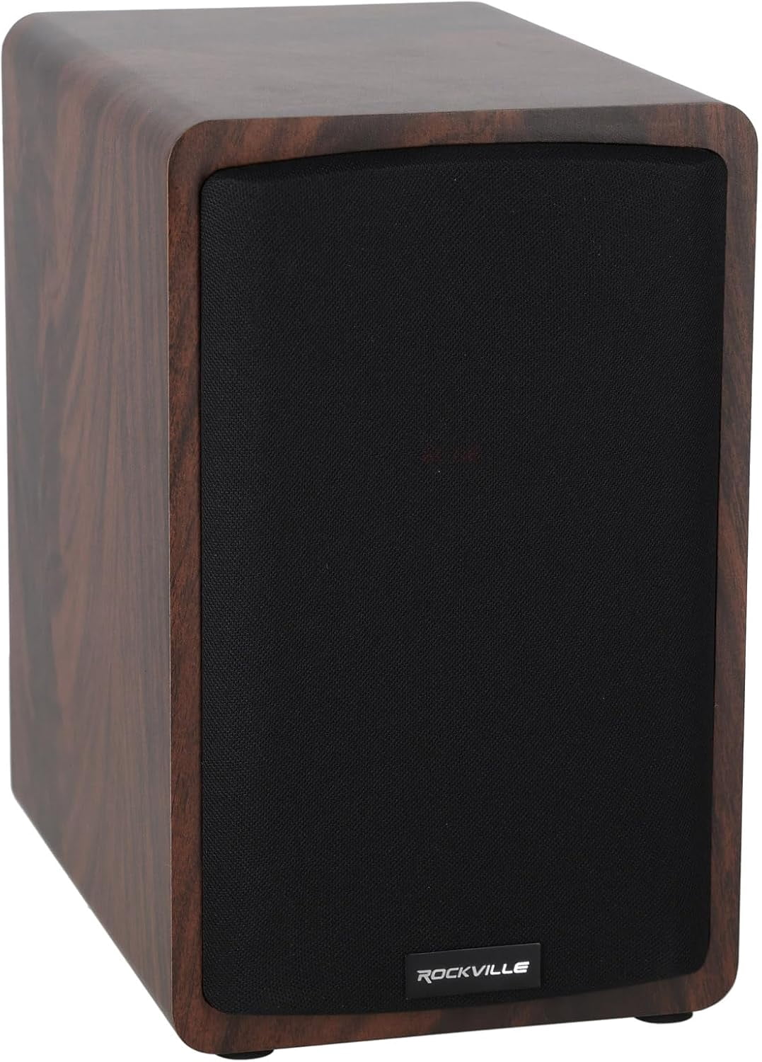 Rockville ELITE-5D 5.25" Powered Bookshelf Speakers with Bluetooth 800 Watts Peak Power Dark Wood