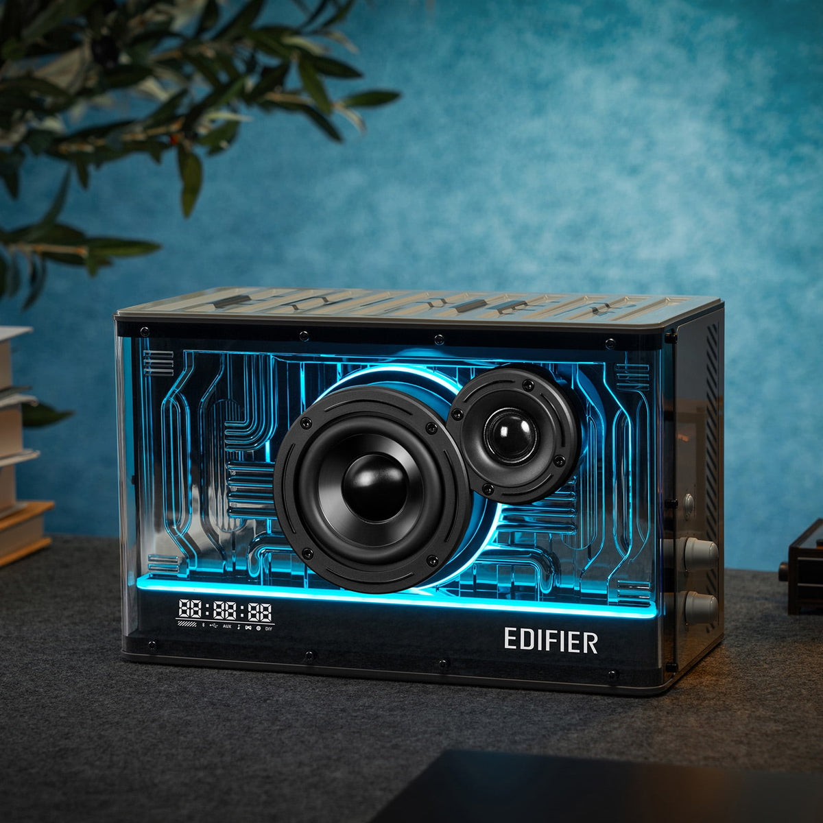 Edifier QD35 Bluetooth Tabletop Speaker 35 Watts High Res Audio (Black)