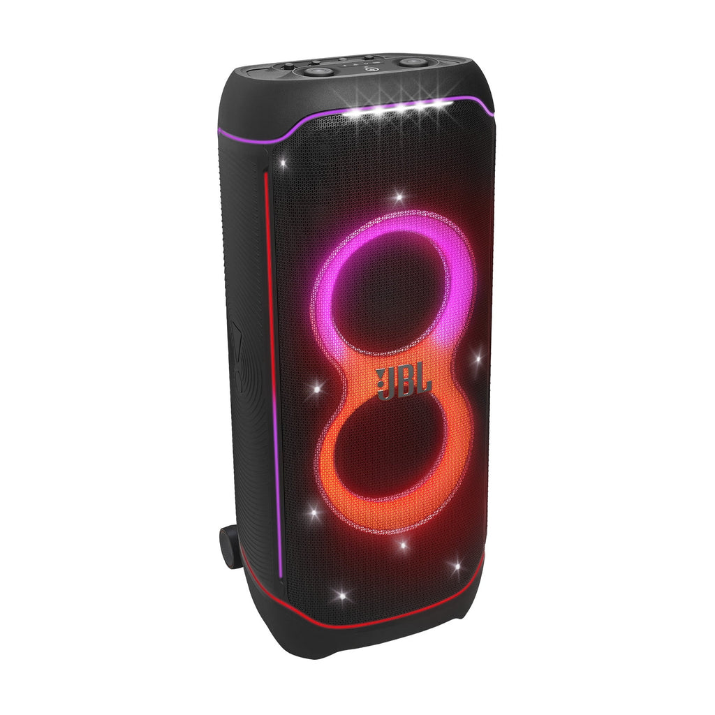 JBL PartyBox Ultimate - Massive party speaker with powerful sound, multi-dimensional lightshow, and splashproof design. - Black